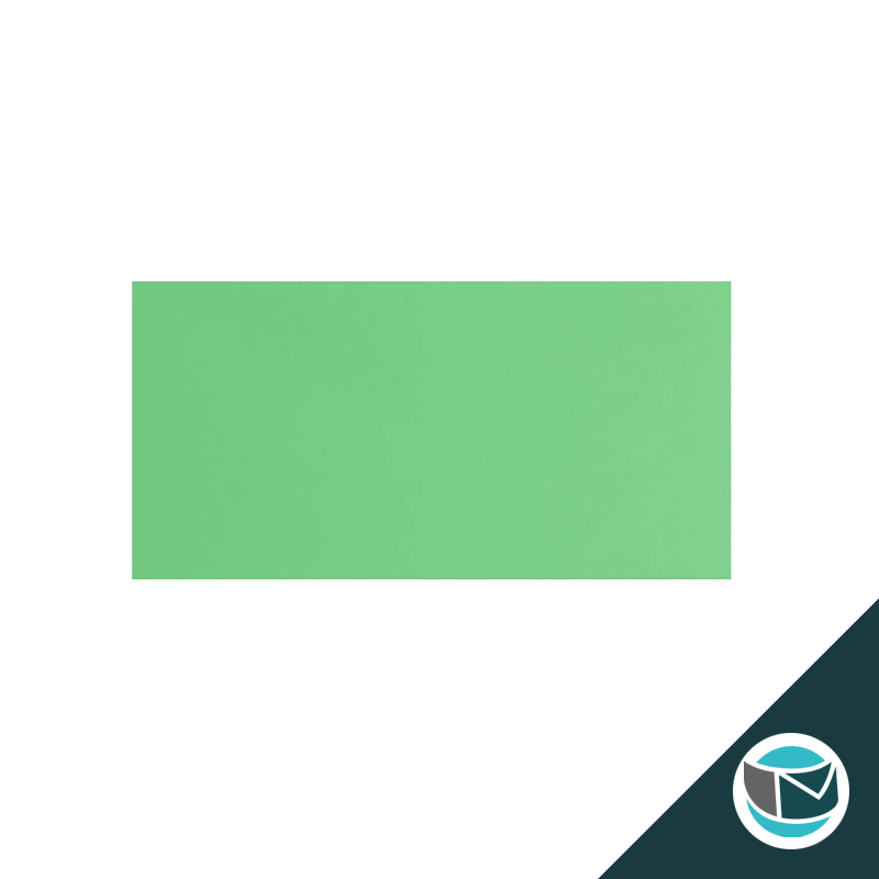 Gekleurde Premium Envelop - 110x220 mm (DL) - lichtgroen Gekleurd