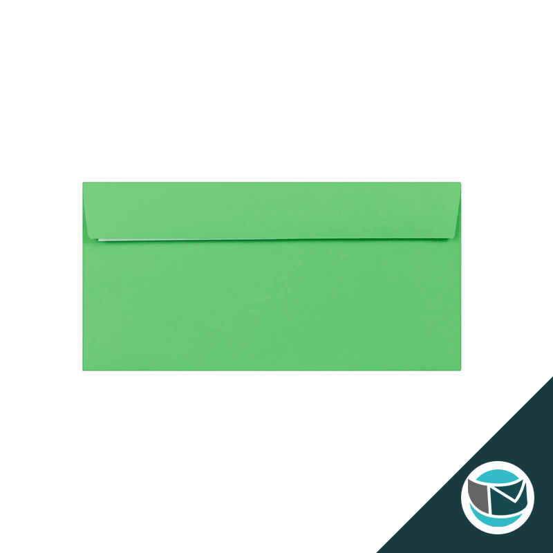 Gekleurde Premium Envelop - 110x220 mm (DL) - lichtgroen