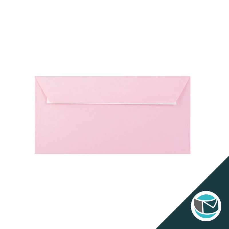 Gekleurde Premium Envelop - 110x220 mm (DL) - Lichtroze