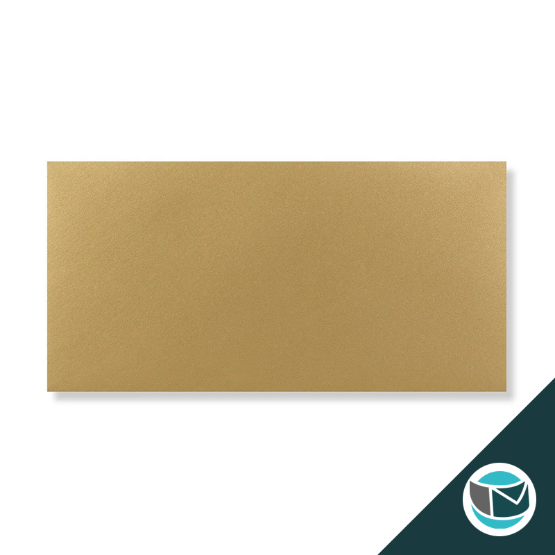 Luxe Wenskaart Envelop - 110x220 mm- Goud