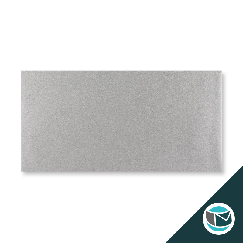 Luxe Wenskaart Envelop - 110x220 mm - Zilver Strip