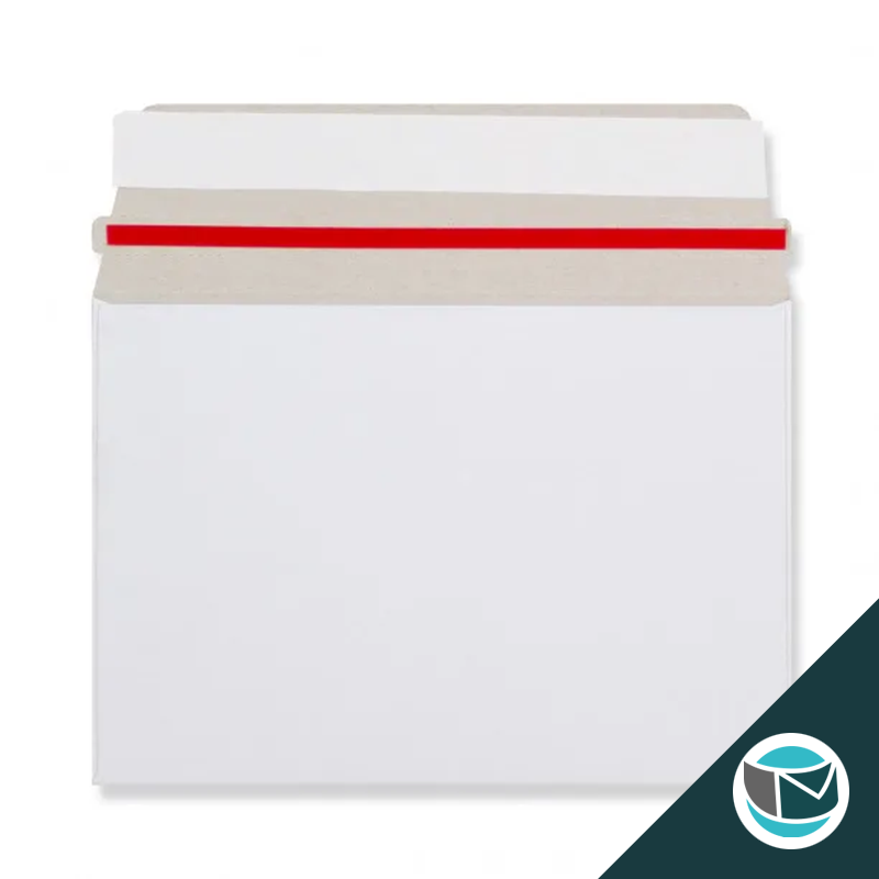Kartonnen Duplex Enveloppen - 114x162 mm (C6) Dienst - Wit