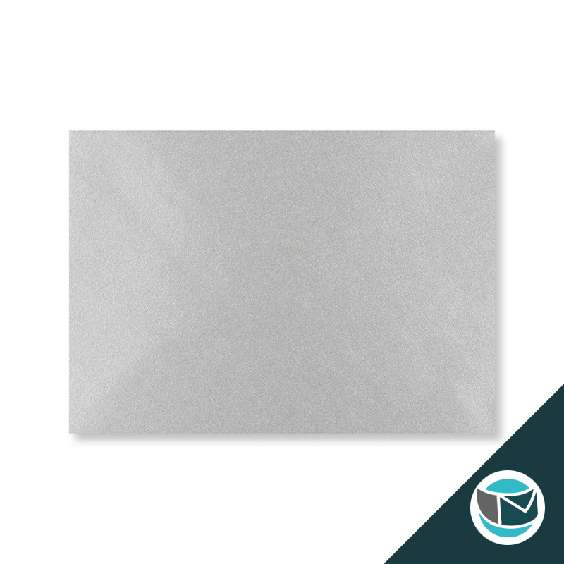 Gekleurde Envelop - 114x162 mm (C6) - Zilver Metallic 100 grams