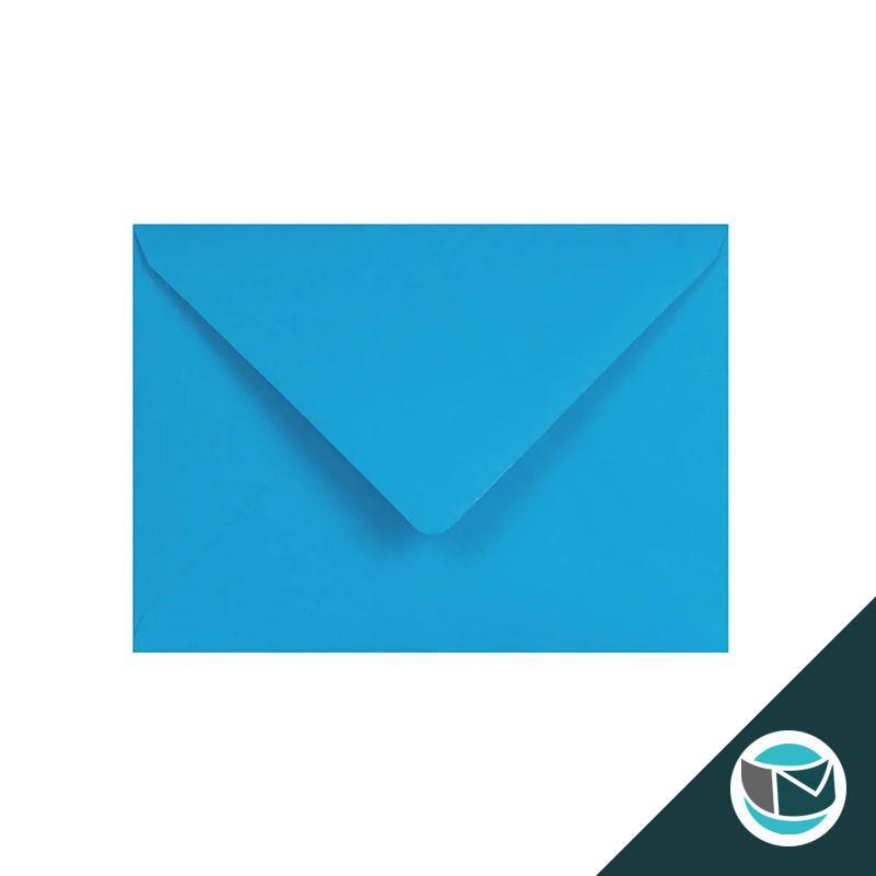 Gekleurde Premium Envelop - 114x162 mm (C6) - Helder Blauw
