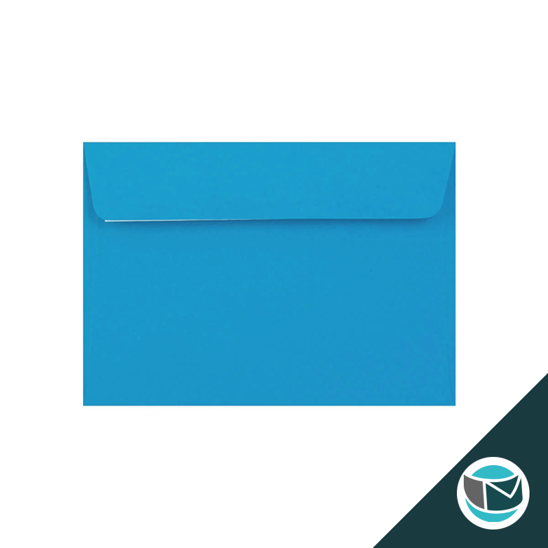 Gekleurde Premium Envelop - 114x162 mm (C6) - Helder Blauw