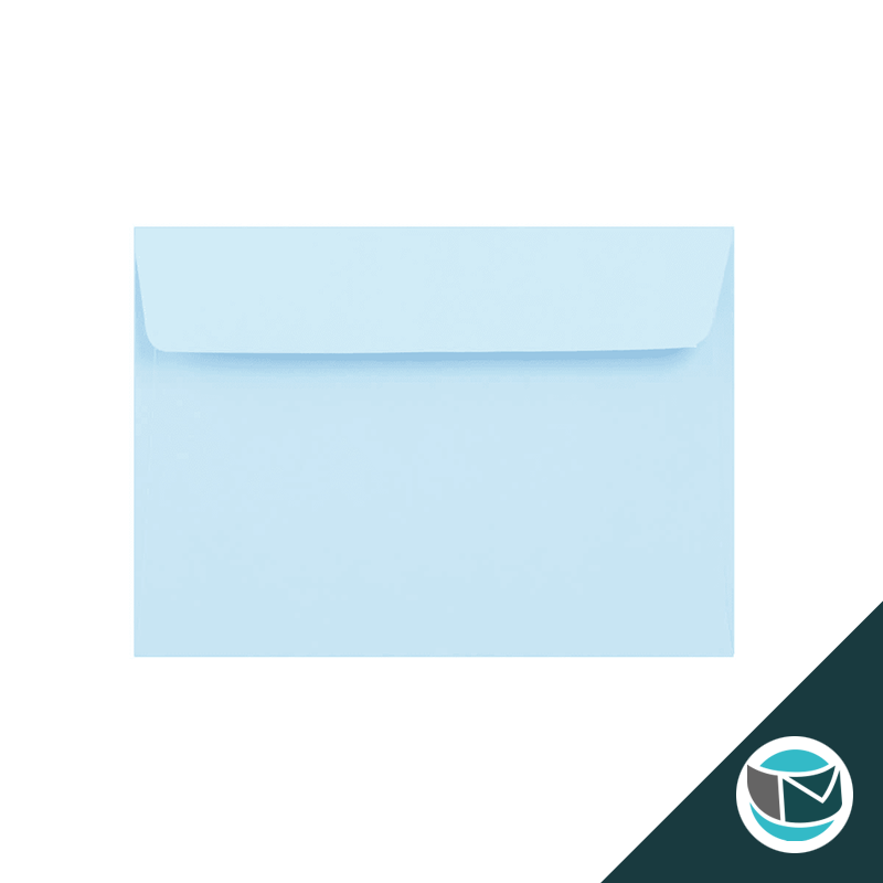 Gekleurde Premium Envelop - 114x162 mm (C6) - Lichtblauw