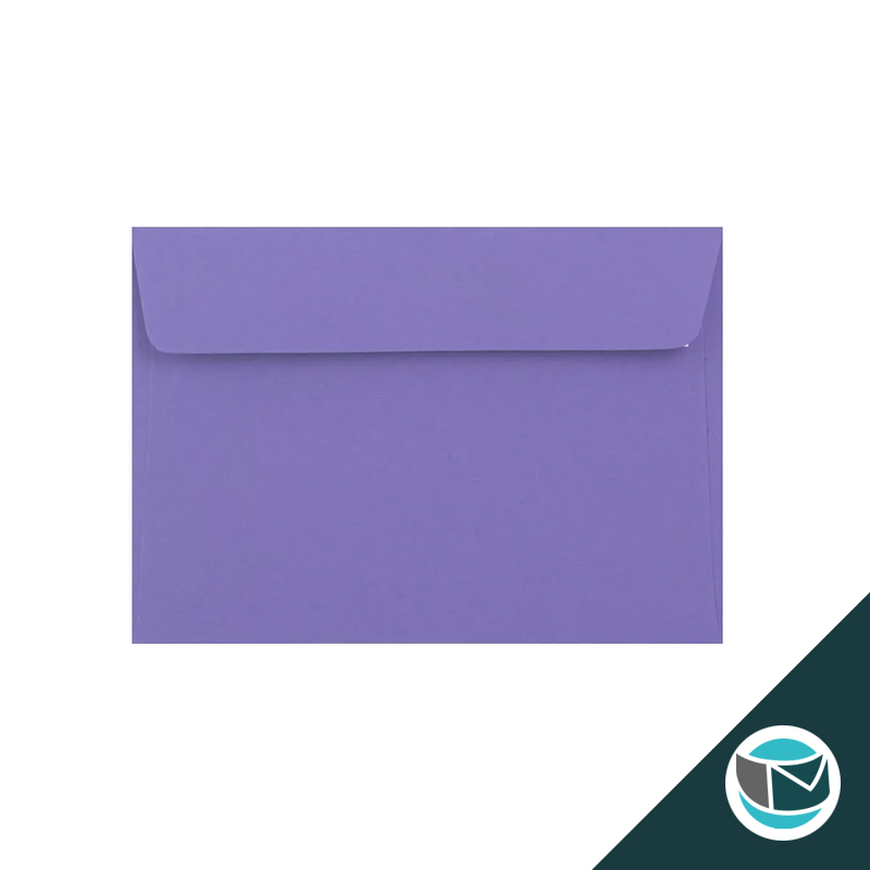 Gekleurde Premium Envelop - 114x162 mm (C6) - Paars