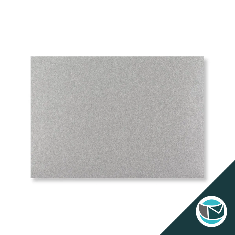 Luxe Wenskaart Envelop - 114x162 mm (C6) - Zilver Strip