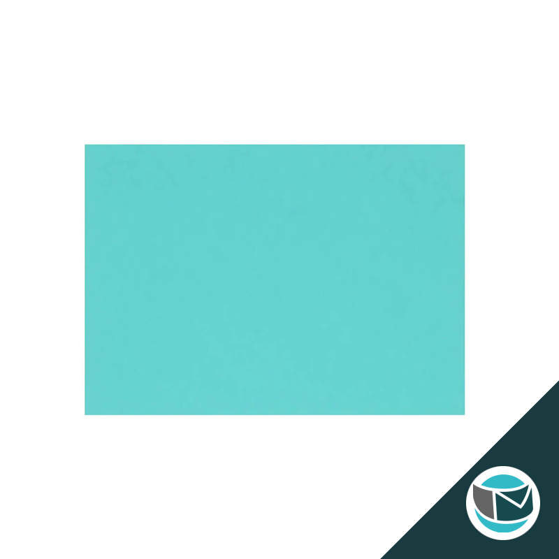 Gekleurde Premium Envelop - 125x175 mm - Turquoise