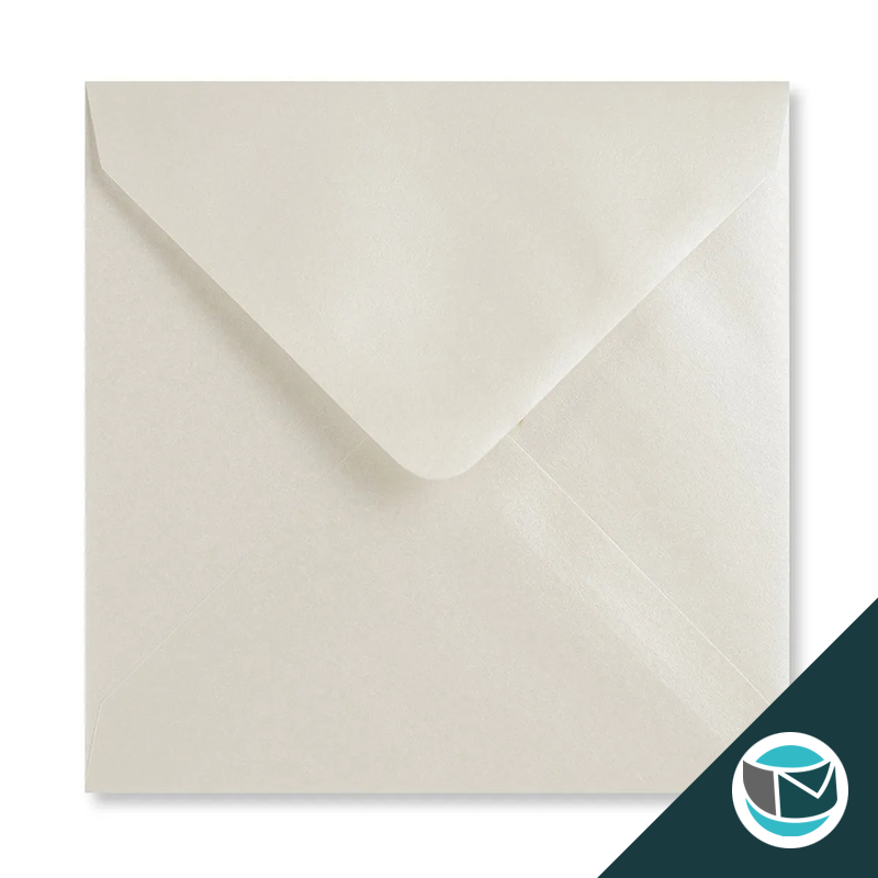 Gekleurde Envelop - 140x140 mm - Oester Glans 90 grams