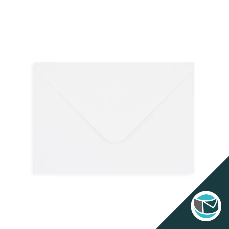 Gekleurde Envelop - 152x216 mm - Wit 130 grams