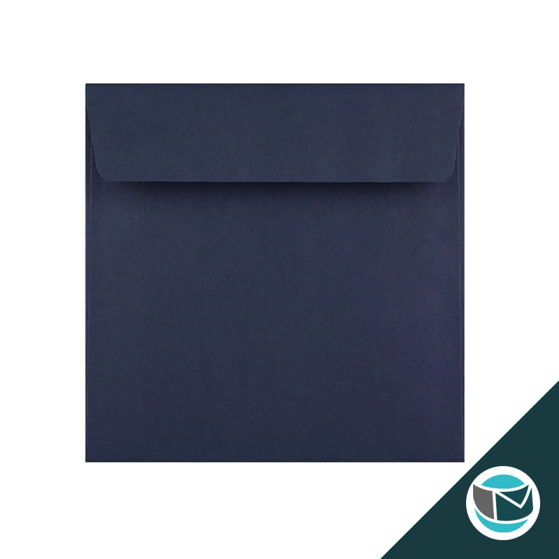 Gekleurde Premium Envelop - 155x155 mm - Donkerblauw