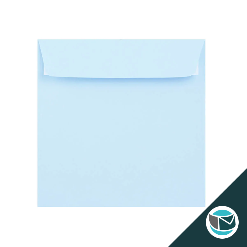 Gekleurde Premium Envelop - 155x155 mm - Lichtblauw