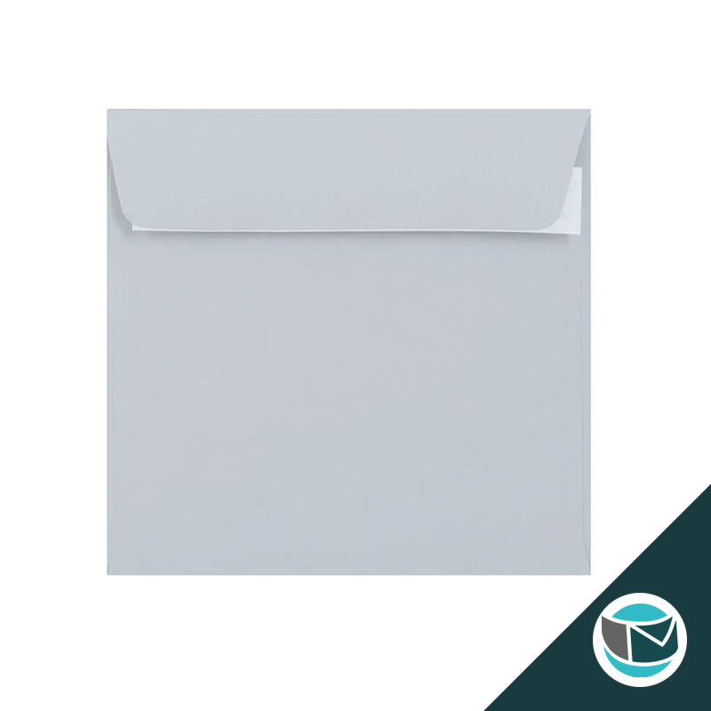 Gekleurde Premium Envelop - 155x155 mm - Lichtgrijs