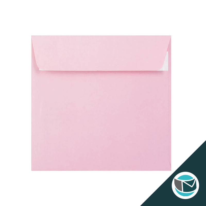 Gekleurde Premium Envelop - 155x155 mm - Lichtroze