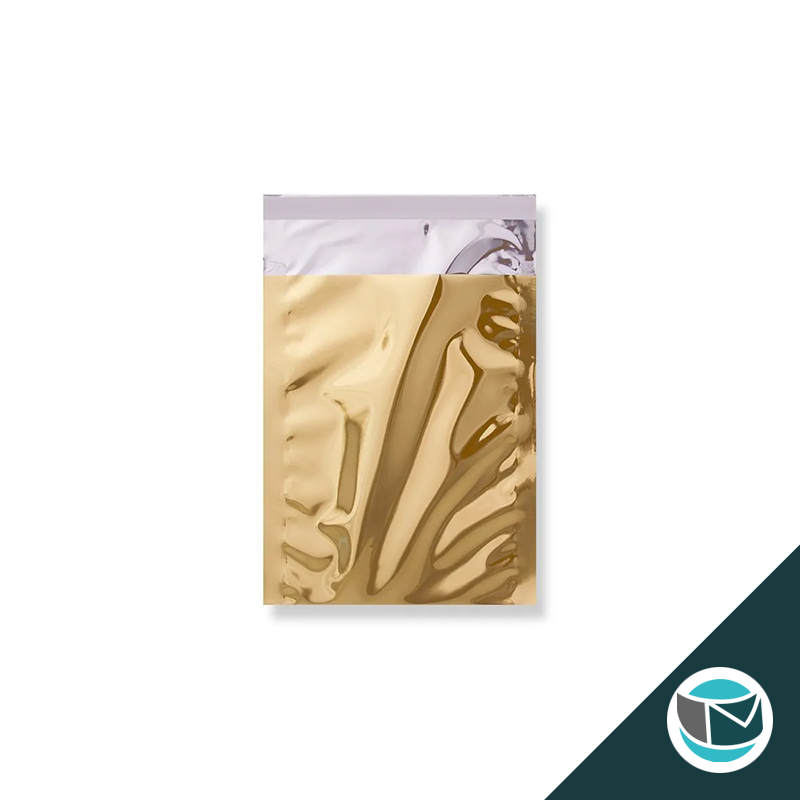 Metallic Folie Envelop (Glans) - 162x114 mm (C6) - Goud