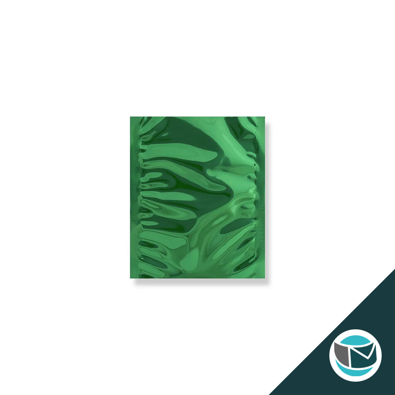Metallic Folie Envelop (Glans) - 162x114 mm (C6) - Groen