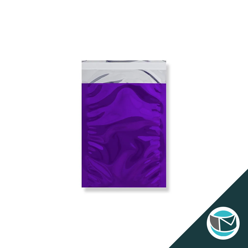 Metallic Folie Envelop (Glans) - 162x114 mm (C6) - Paars
