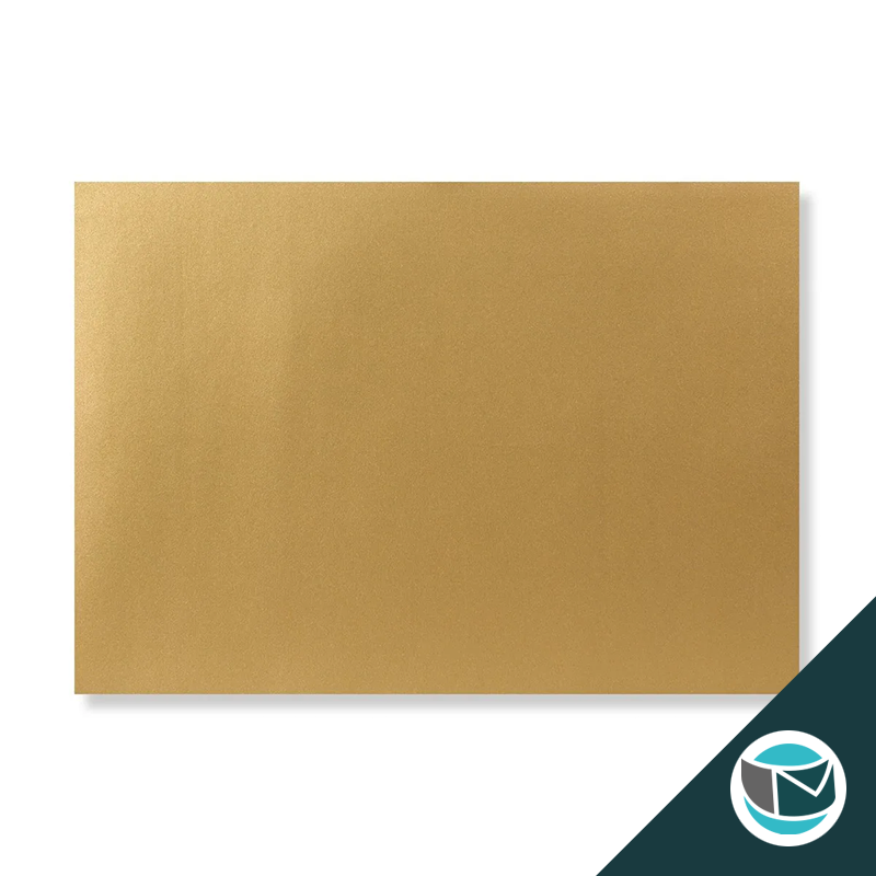 Parelmoer Envelop - 162x229 mm (C5) - Goud Strip 120 grams