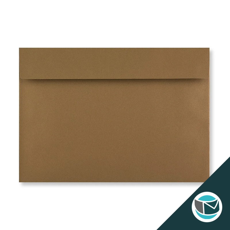 Gekleurde Premium Envelop - 162x229 mm (C5) - Mid Bruin