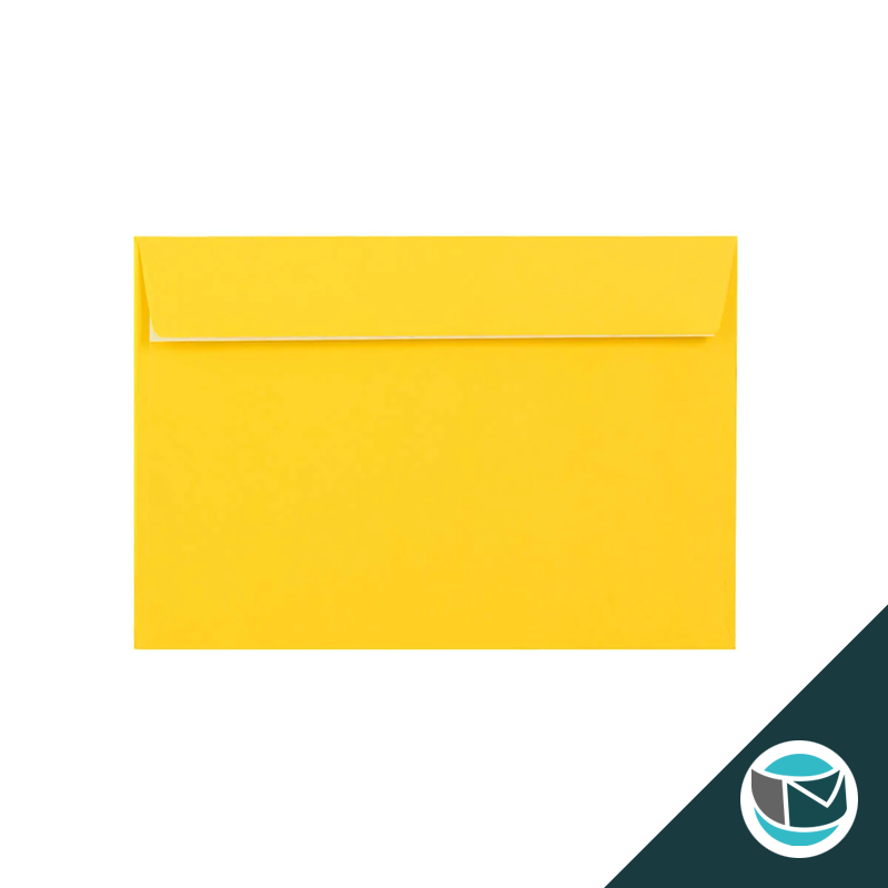 Gekleurde Premium Envelop - 162x229 mm (C5) - Mid Geel