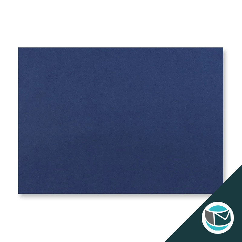 Wenskaart Envelop met Puntklep Strip - 162x229 mm (C5)   - Marine Blauw
