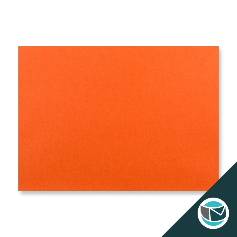 Wenskaart Envelop met Puntklep Strip - 162x229 mm (C5)  - Oranje