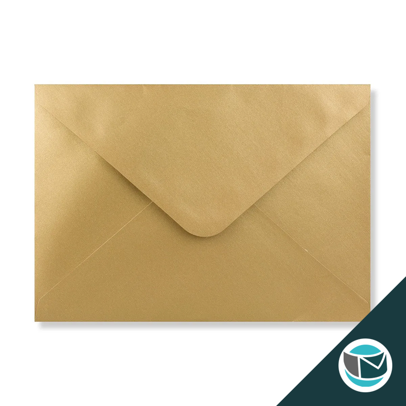 Luxe Wenskaart Envelop - 162x229 mm (C5) - Goud