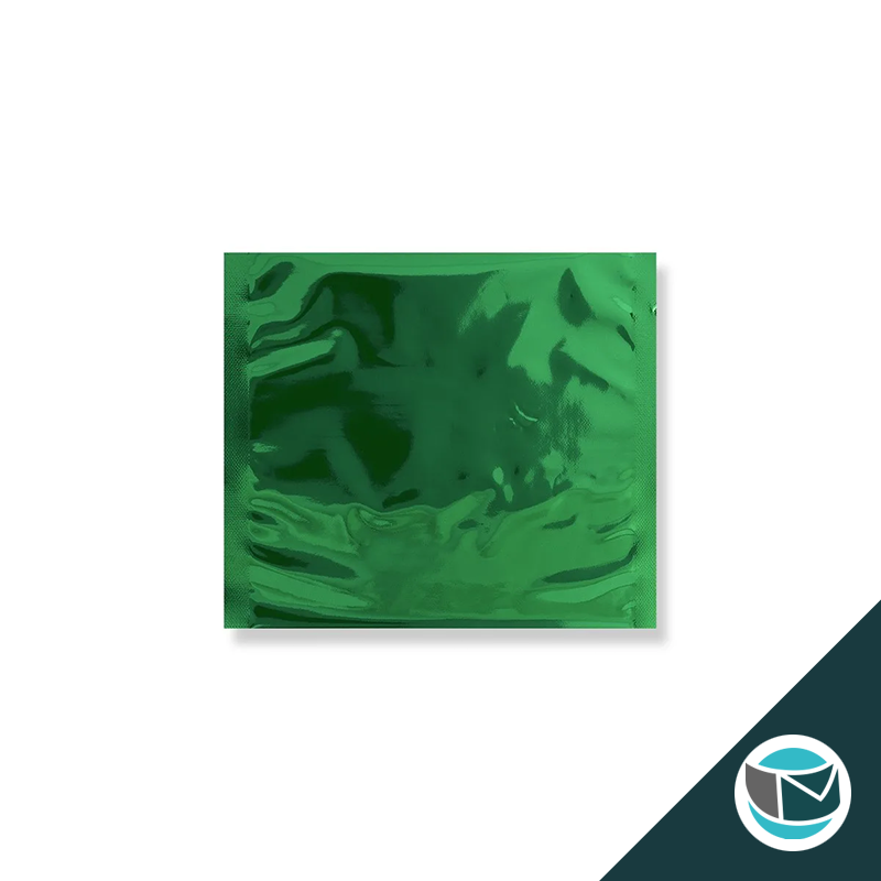 Metallic Folie Envelop (Glans) - 165x165 mm - Groen
