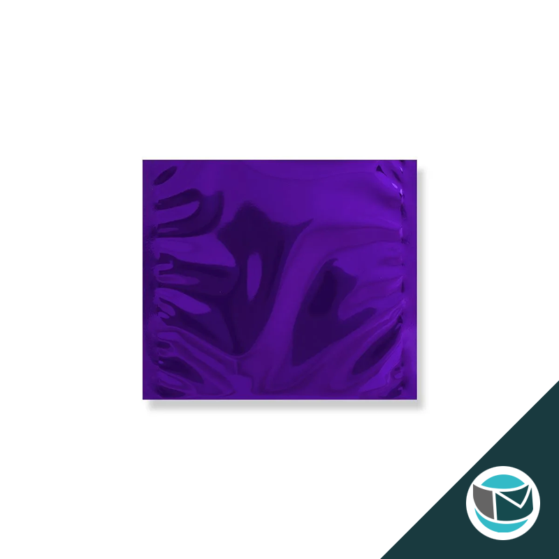 Metallic Folie Envelop (Glans) - 165x165 mm - Paars