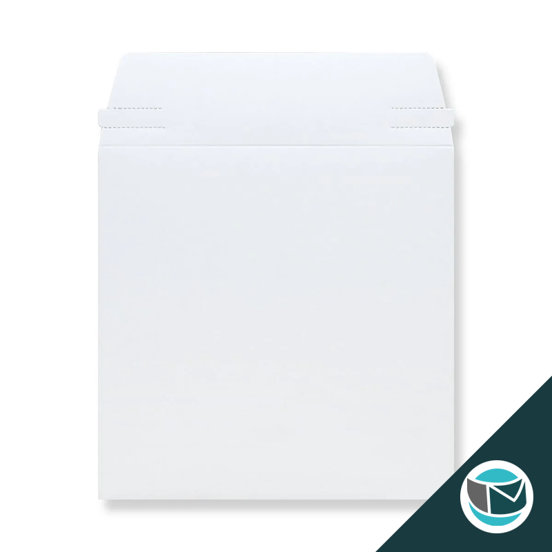 Kartonnen Duplex Enveloppen - 170x170 mm - Wit