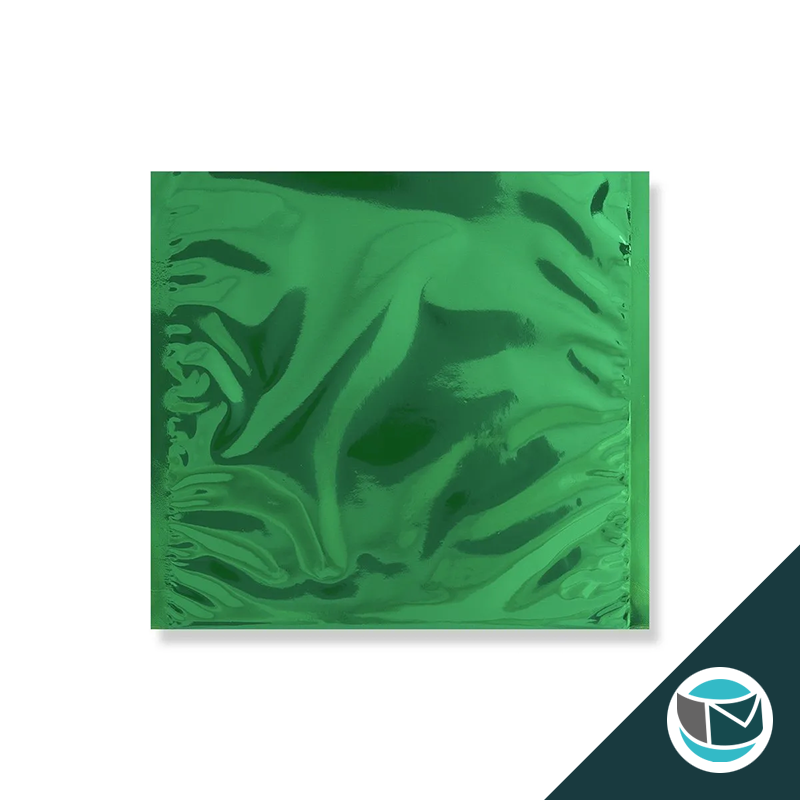 Metallic Folie Envelop (Glans) - 220x220 mm - Groen