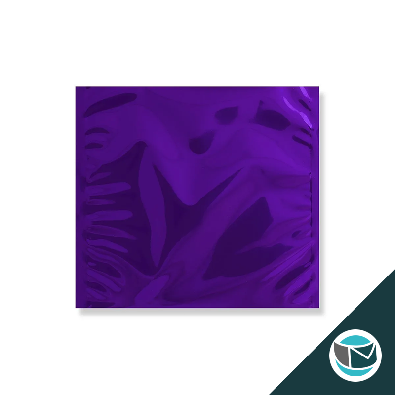 Metallic Folie Envelop (Glans) - 220x220 mm - Paars