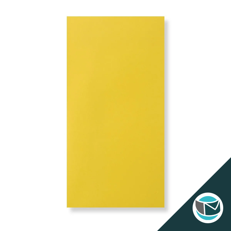 Luxe Wenskaart Envelop - 220x110 mm - Donkergeel Strip