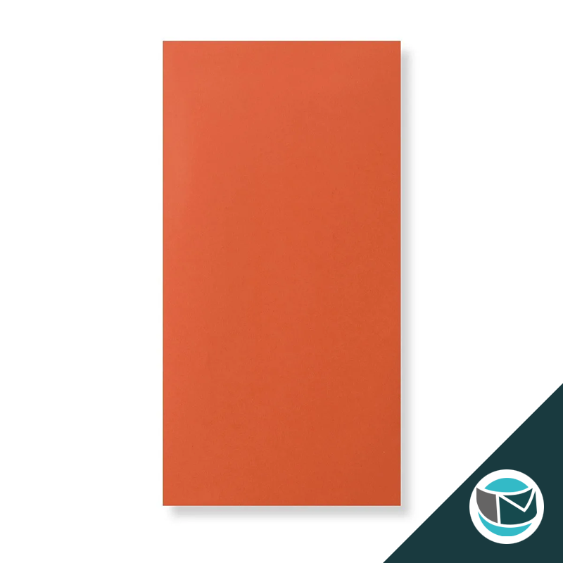Luxe Wenskaart Envelop - 220x110 mm - Oranje Strip
