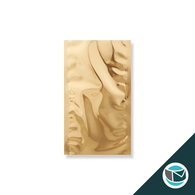 Metallic Folie Envelop (Glans) - 229x114 mm (DL+) - Goud