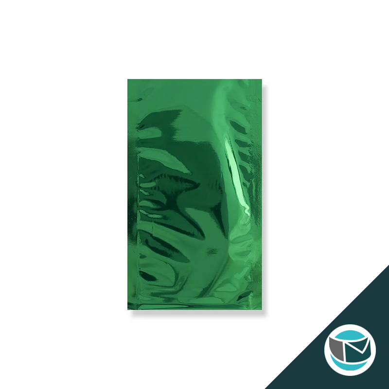 Metallic Folie Envelop (Glans) - 229x114 mm (DL+) - Groen