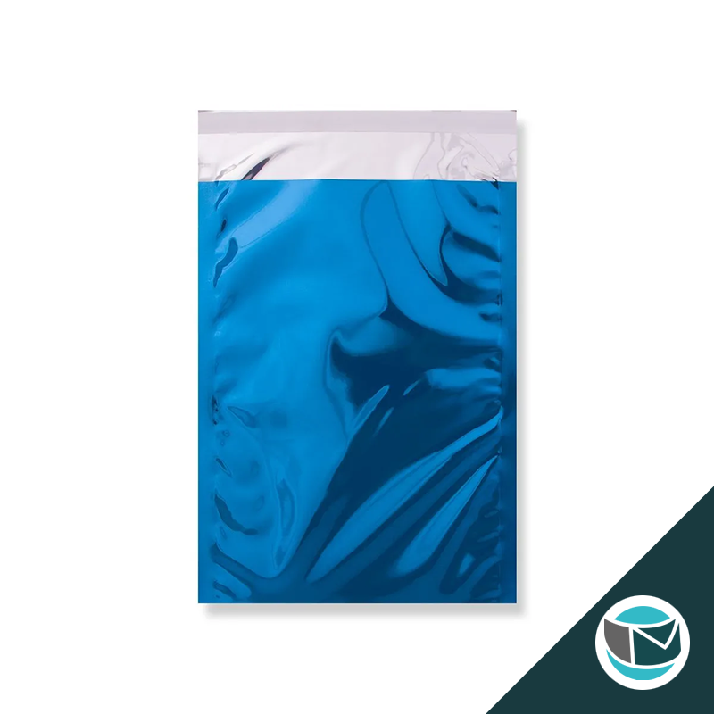 Metallic Folie Envelop (Glans) - 229x162 mm (C5) - Blauw