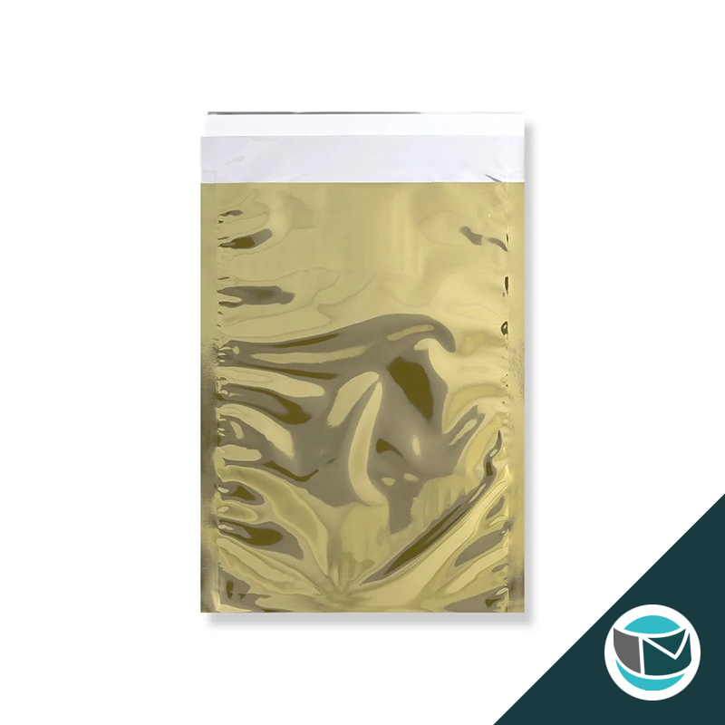 Metallic Folie Envelop (Glans) - 229x162 mm (C5) - Goud