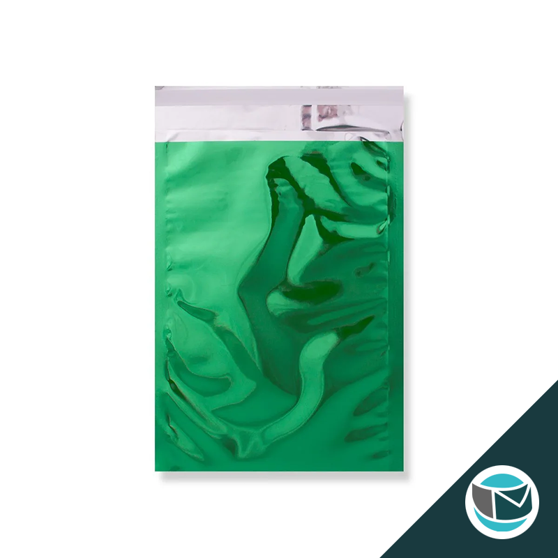 Metallic Folie Envelop (Glans) - 229x162 mm (C5) - Groen