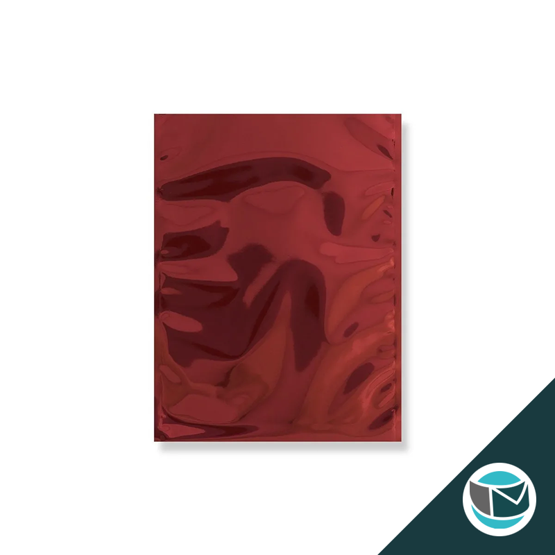 Metallic Folie Envelop (Glans) - 229x162 mm (C5) - Rood