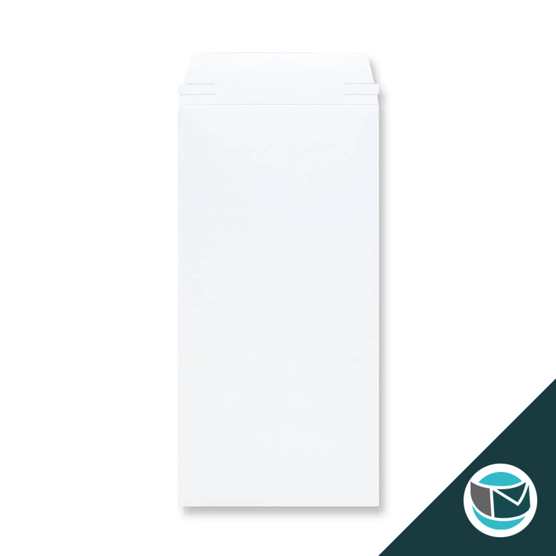 Kartonnen Duplex Enveloppen - 305x152 mm - Wit