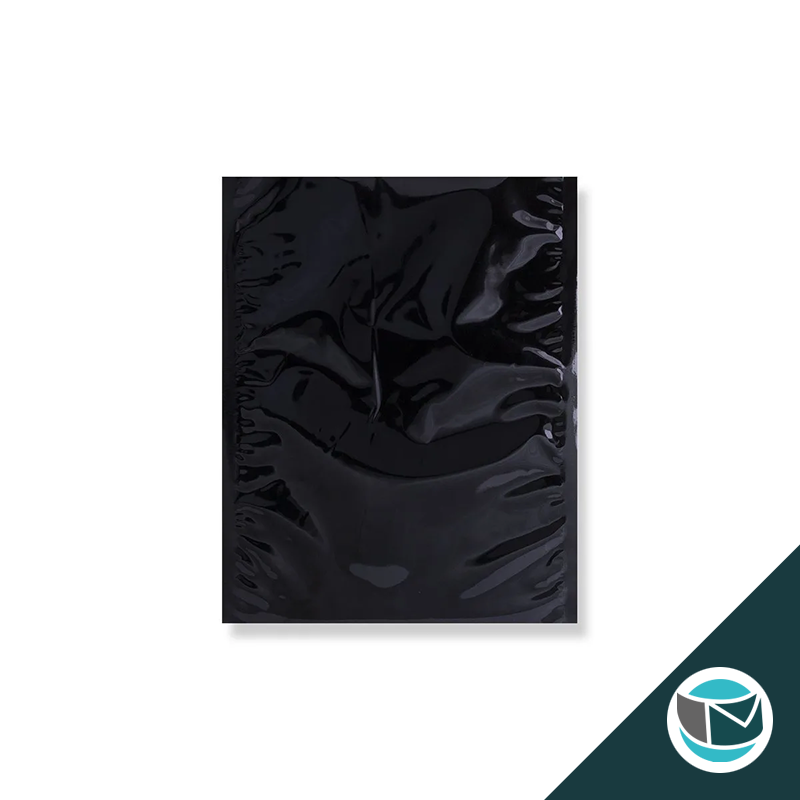Metallic Folie Envelop (Glans) - 324x229 mm (C4) - Zwart