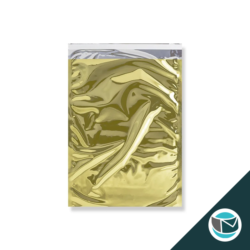 Metallic Folie Envelop (Glans) - 324x229 mm (C4) - Goud