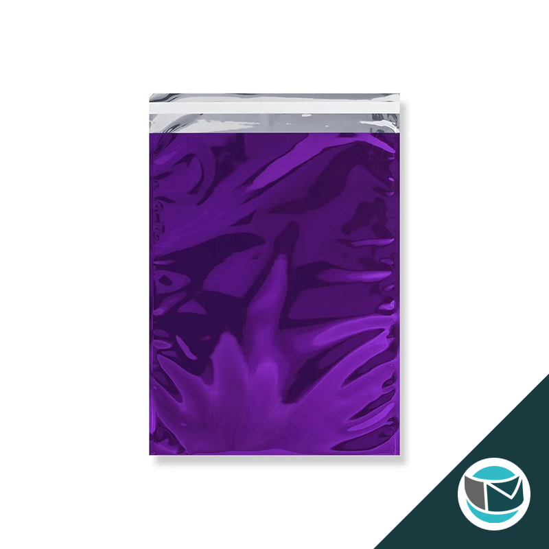 Metallic Folie Envelop (Glans) - 324x229 mm (C4) - Paars