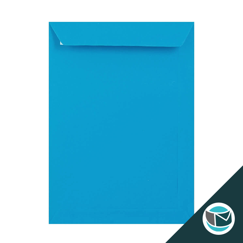 Gekleurde Premium Envelop - 324x229 mm (C4) - Helder Blauw