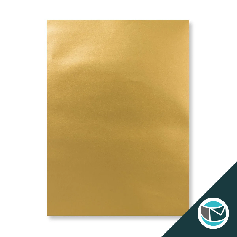 Luxe Wenskaart Envelop - 324x229 mm (C4) - Goud Strip