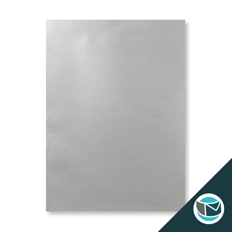 Luxe Wenskaart Envelop - 324x229 mm (C4) - Zilver Strip