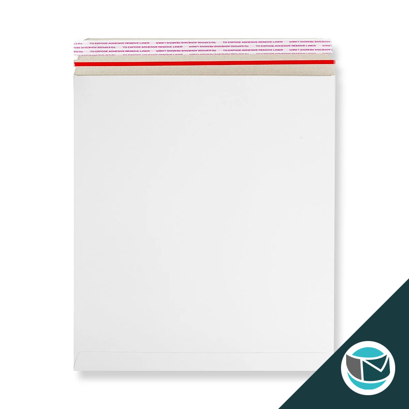Kartonnen Duplex Enveloppen - 406x318 mm - Wit