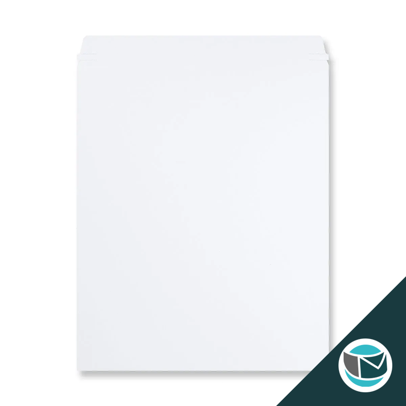 Kartonnen Duplex Enveloppen - 449x349 mm - Wit